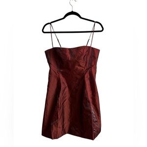 NWT Danielle Bernstein Bronze Mini Dress